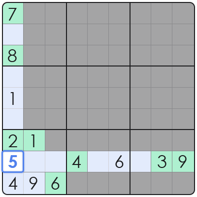 technique to solve sudoku